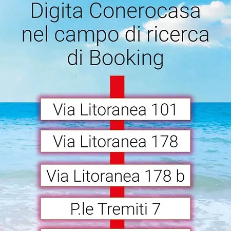Appartamento Conero Casa- Di Numana In Via Litoranea 178 Con Pass Parcheggio Blu Incluso *